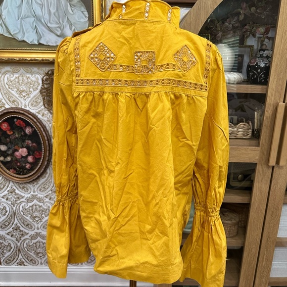 Free People Yellow Women's Top size Small - Picture 8 of 9